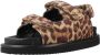 Kurt Geiger Orson Platte Sandalen Brown Dames - Thumbnail 2
