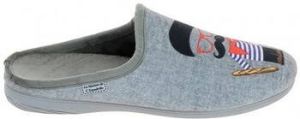 La Maison De L'espadrille Pantoffels Mule "Monsieur" Gris