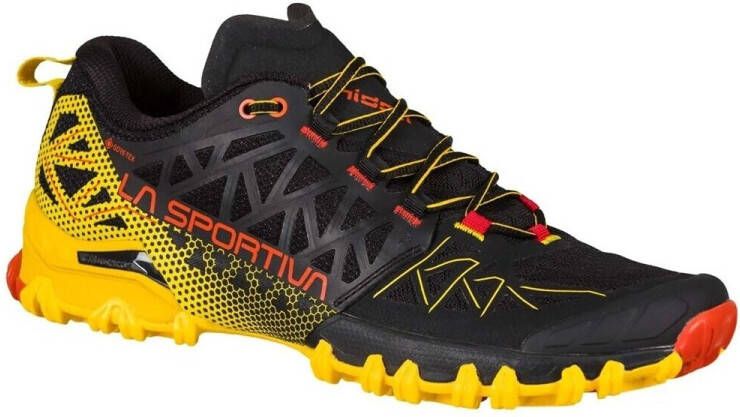La Sportiva Bushido II GTX Trailrunningschoenen Heren Black Yellow - Foto 3