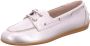 La Strada leren bootschoen zilver metallic dames - Thumbnail 2