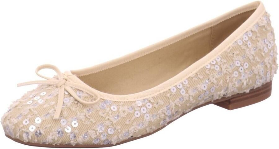 La Strada Ballerina beige met pailletten dames - Foto 2