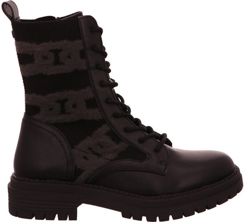 La Strada Veterboot zwart met grijs dames