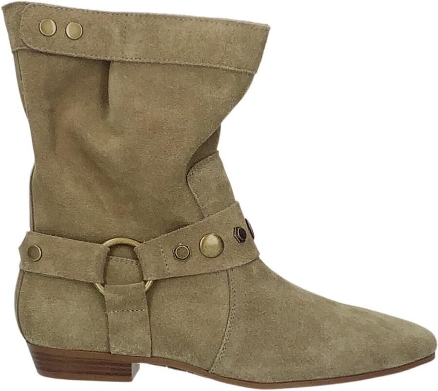 La Strada Laars Kaki Suede Damesschoenen - Foto 2