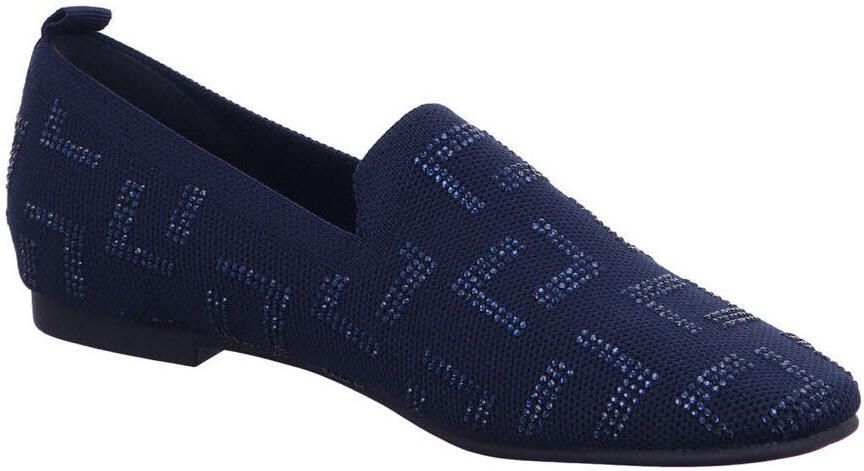 La Strada Loafer Donkerblauw Knitted Damesschoenen