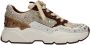 La Strada Sneaker beige mesh met steentjes dames - Thumbnail 2