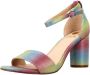 La strada Glitter High Heel Sandalen Multicolor Dames - Thumbnail 3