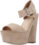 La strada High Heel Sandals Brown Dames - Thumbnail 3