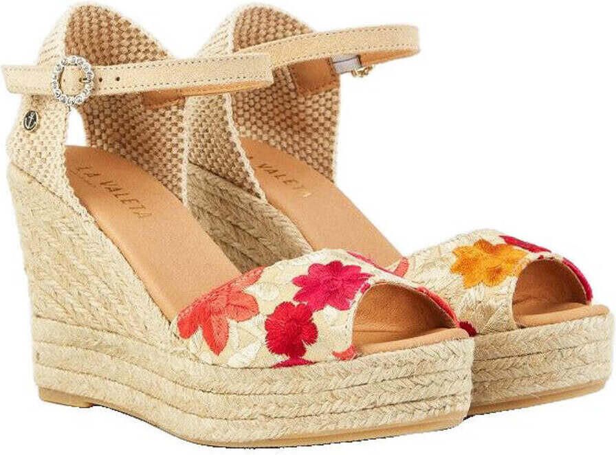 Castañer Geborduurde sleehak espadrilles Multicolor Dames - Foto 2