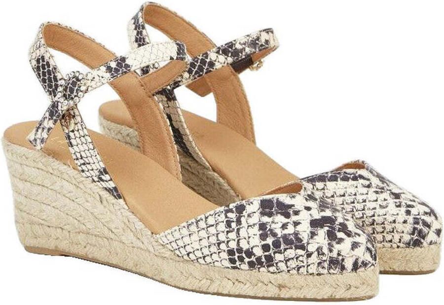 Castañer Gouden espadrilles met 5 cm sleehak Multicolor Dames - Foto 2