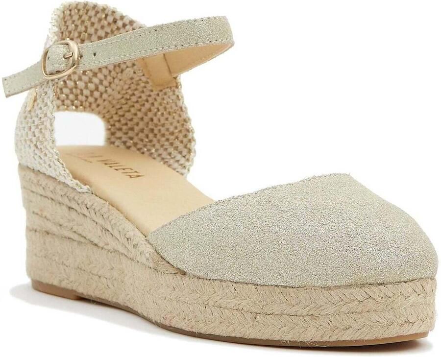 La Valeta Espadrilles Dora Low Gold