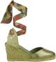 Castañer Groene Sleehak Espadrilles Yellow Dames - Thumbnail 6