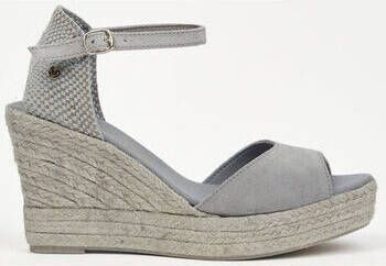 La Valeta Espadrilles Charlene Peep Toe Gris
