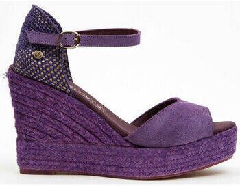 La Valeta Espadrilles Charlene Peep Toe Morado