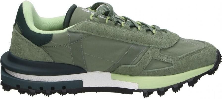 Lacoste heren sneaker Elite H suède en textiel kaki - Foto 2