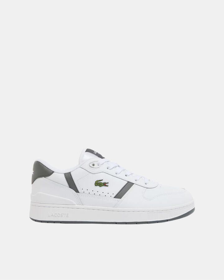 Lacoste T-CLIP SET 126 6 SMA WHT DK GRY Heren Sneakers wit-donkergrijs - Foto 2