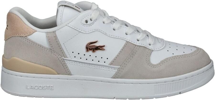 Lacoste T Clip SET Dames Sneakers Wit Roze - Foto 6