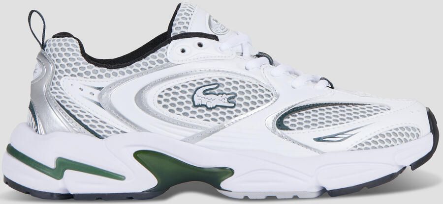 Lacoste Witte Textiel Sports Sneakers Vrouwen - Foto 4