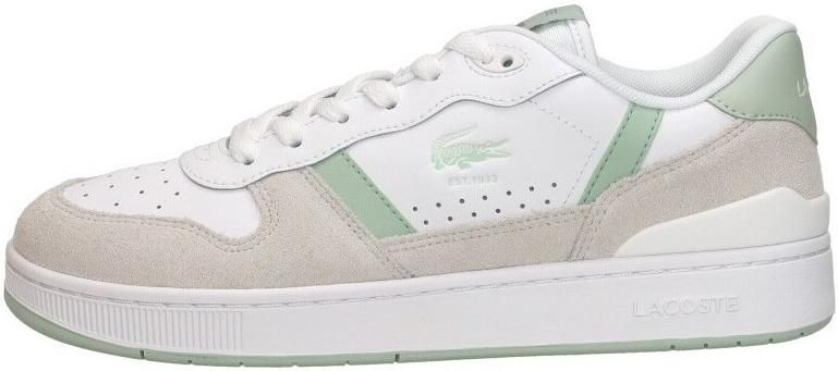 Lacoste T Clip SET Dames Sneakers Wit Groen - Foto 4