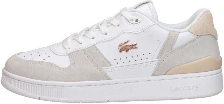 Lacoste T Clip SET Dames Sneakers Wit Roze - Foto 7