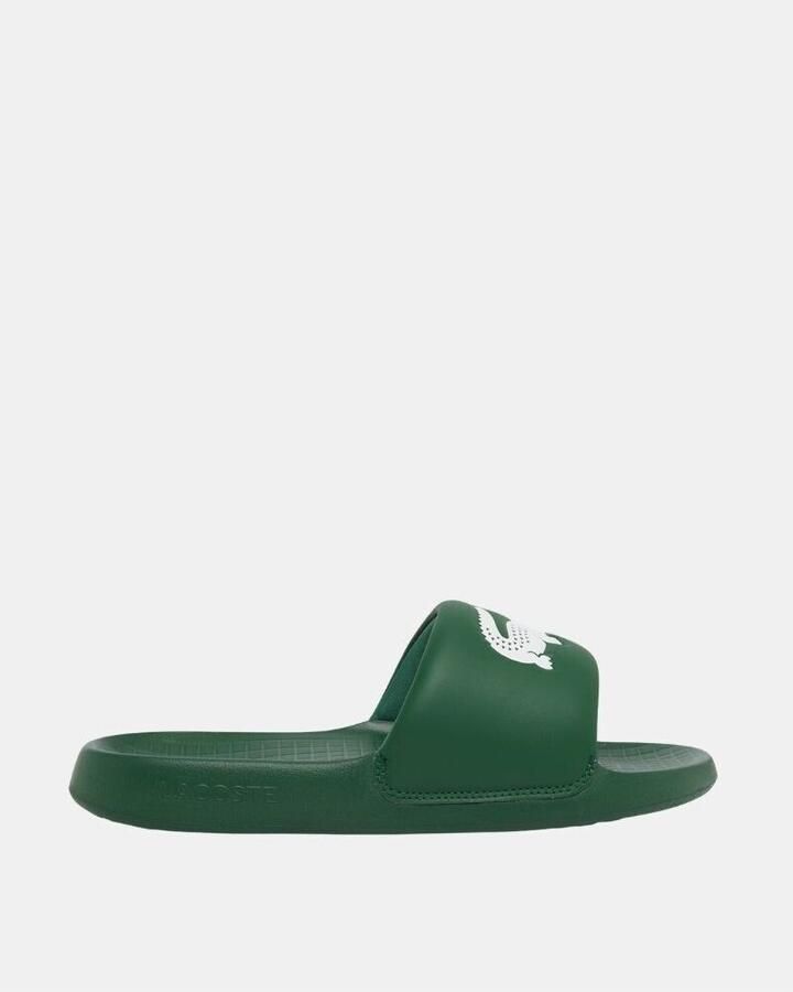 Lacoste SERVE SLIDE 1.0 126 A DK GRN WHT Heren Slippers donkergroen-wit - Foto 2