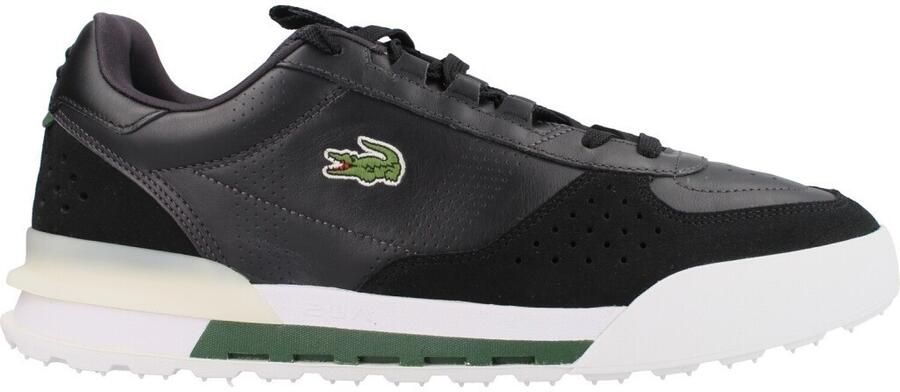 Lacoste Slam Break Leather Zwart- Heren Zwart