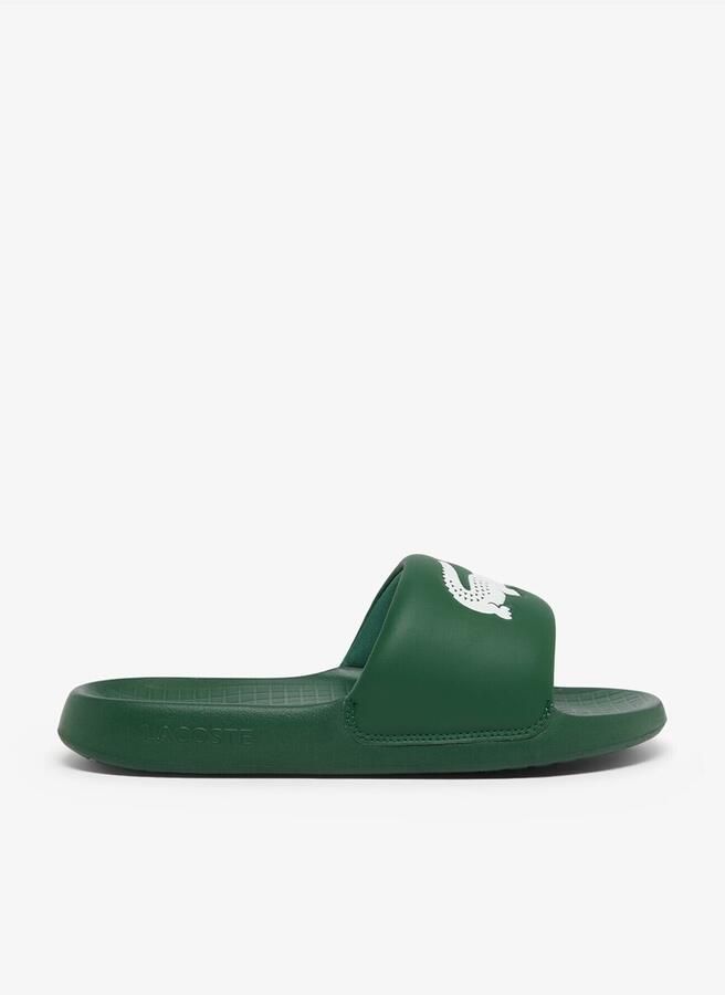 Lacoste SERVE SLIDE 1.0 126 A DK GRN WHT Heren Slippers donkergroen-wit - Foto 3
