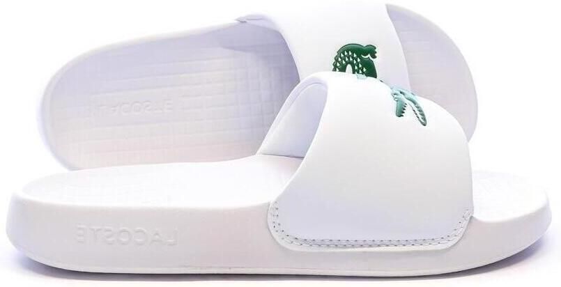 Lacoste Serve Slide 1 Slippers en Sandalen Kinder Wit Plastic