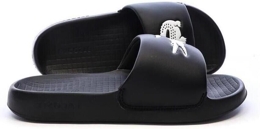 Lacoste Serve Slide 1 Slippers en Sandalen Kinder Zwart Plastic