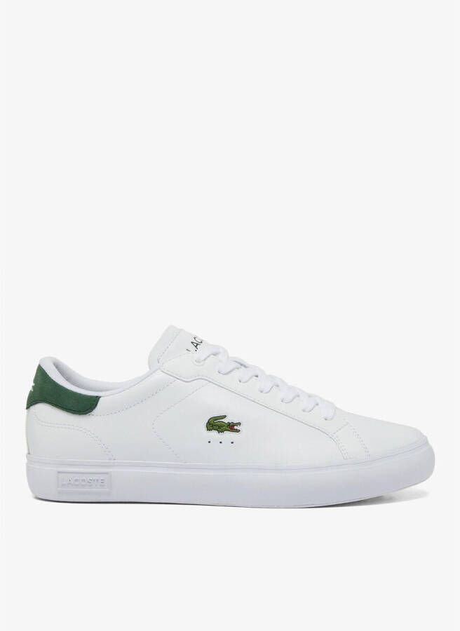 Lacoste Powercourt Heren Schoenen Wit Maat: 40.5 Leer Foot Locker