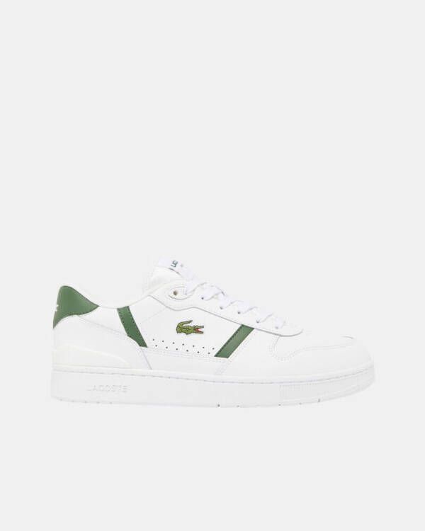 Lacoste T-Clip Set 224 Heren Sneakers Schoenen Leer Wit 748SMA00311R5 - Foto 10