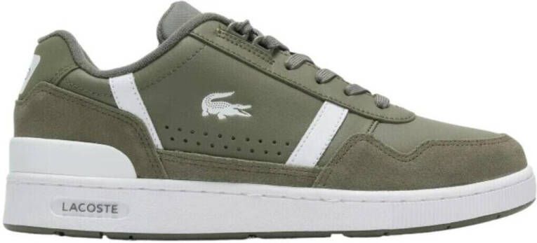 Lacoste T-clip Sneakers Schoenen khaki white maat: 43 beschikbare maaten:41 42 43 44.5 45 - Foto 4