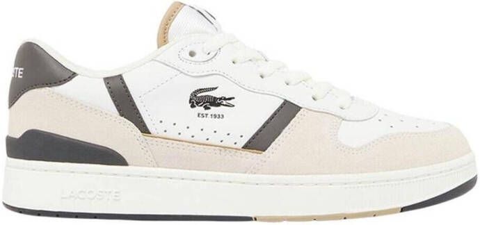 Lacoste T-CLIP SET 224 4 SMA Heren Sneakers Wit Donkergroen