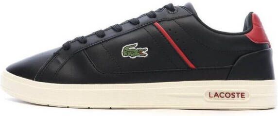 Lacoste Europa Pro 222 Heren Sneakers Schoenen Leer Zwart 744SMA00121B5 - Foto 6