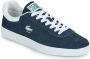 Lacoste Premium Baseshot Leren Sneakers Blauw Wit Multicolor Heren - Thumbnail 3