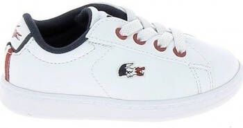 Lacoste Sneakers Carnaby Evo BB Blanc Bleu Rouge
