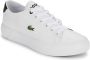 Lacoste Gripshot Unisex Schoenen Wit Maat: 35.5 Leer Foot Locker - Thumbnail 1