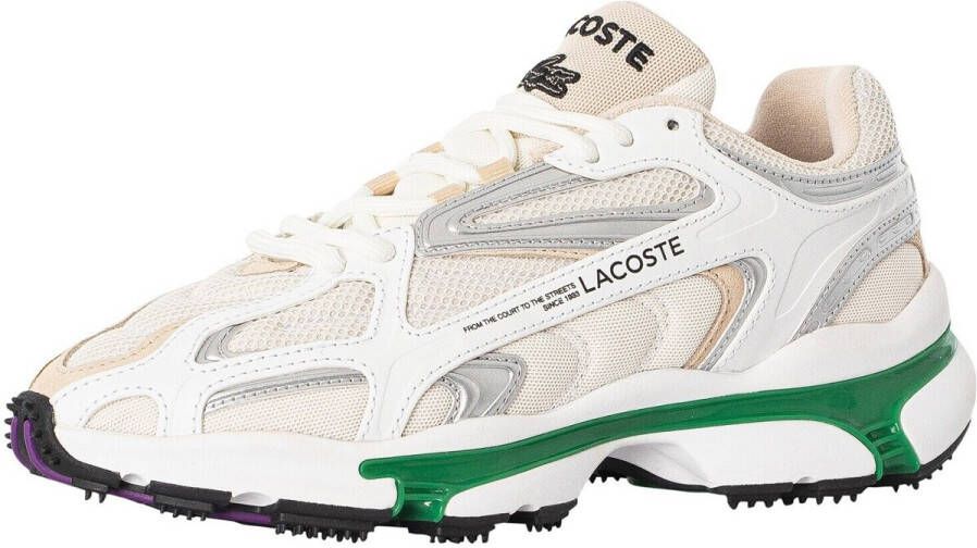 Lacoste Ademende Mesh Sneakers met Geëmbosseerde Details Multicolor Heren - Foto 6