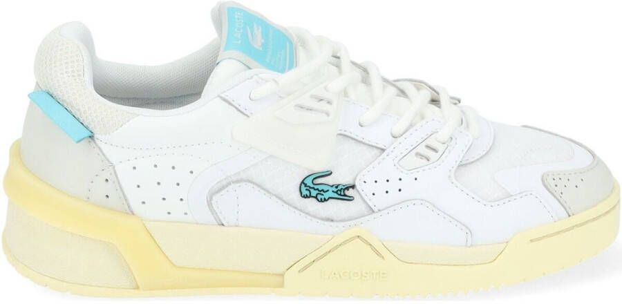 Lacoste Lt Court 125 123 1 Sfa Fashion sneakers Schoenen white light yellow maat: 38 beschikbare maaten:36 37.5 38 39.5