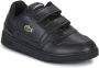 Lacoste T-clip K Lage sneakers Jongens Zwart - Thumbnail 5