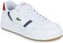 Lacoste Witte leren lage sneakers met rubberen zool White Heren - Thumbnail 2