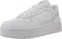 Lacoste T-CLIP PLAT 224 1 SFA Dames Sneakers Wit - Thumbnail 2
