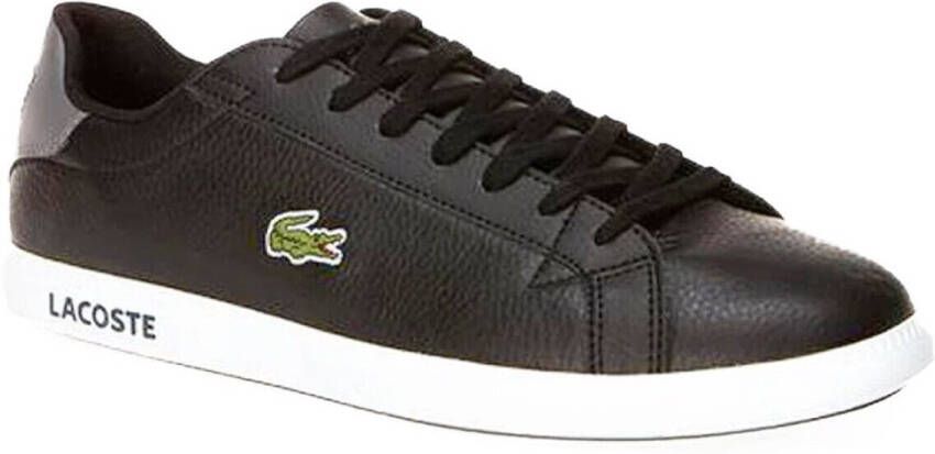 Lacoste Zwarte leren sneakers Graduate Lcr3 Black Heren - Foto 1