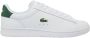 Lacoste Witte sportieve leren sneakers White Heren - Thumbnail 15