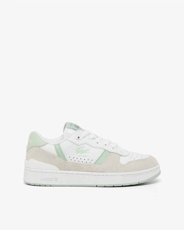 Lacoste T Clip SET Dames Sneakers Wit Groen - Foto 3
