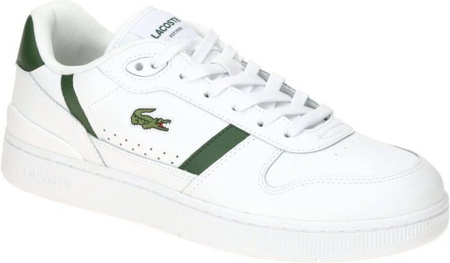 Lacoste T-Clip Set 224 Heren Sneakers Schoenen Leer Wit 748SMA00311R5 - Foto 9