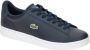Lacoste CARNABY SET 224 1 SMA Heren Sneakers Donkerblauw Wit - Thumbnail 14