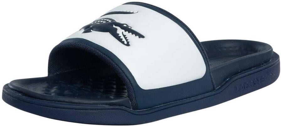 Lacoste Serve Slide Dual Slides & Sandalen in blauw formaten: 39.5