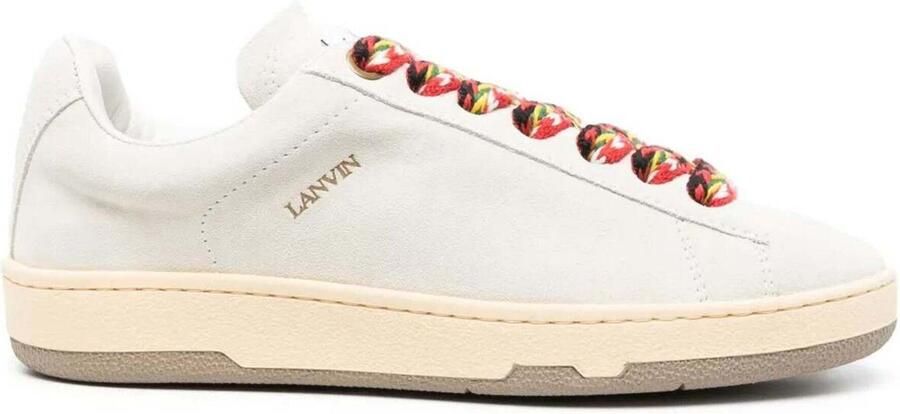 Lanvin Multikleur Sneakers met Gewatteerde Logotong White Dames - Foto 7