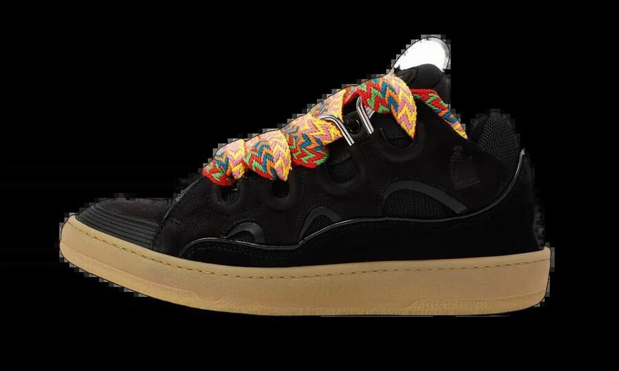 Lanvin Sneakers Leather Curb Black