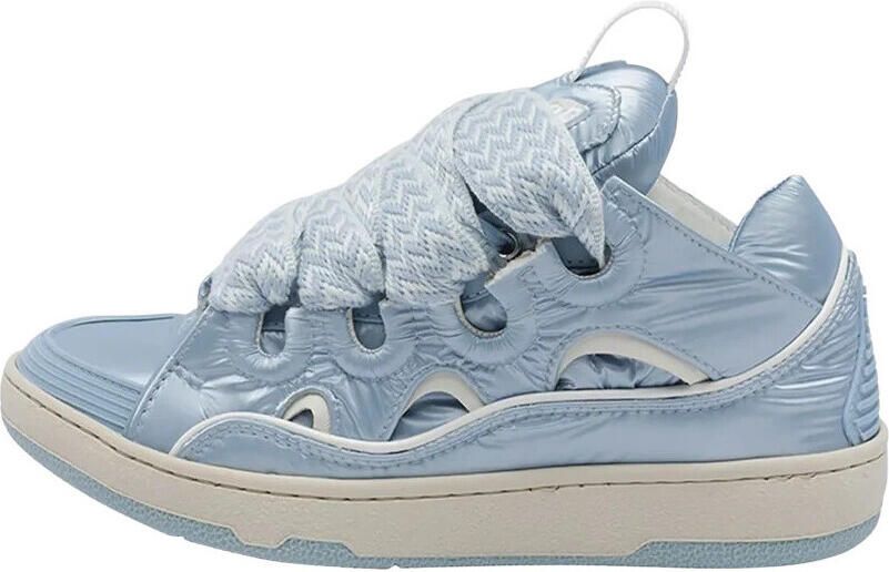 Lanvin Sneakers Nylon Curb Light Blue